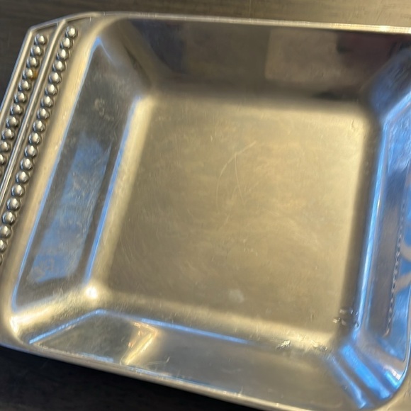 Wilton Armetale serve ware. 3 part rectangular tray. Serving tray. Platter - Picture 2 of 8